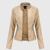 Giorgina – Bikerjacke in Leder-Optik