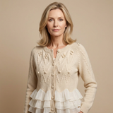 Josefine – Strickjacke mit Volants