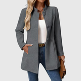 Carmelyssa – Longblazer mit Stehkragen