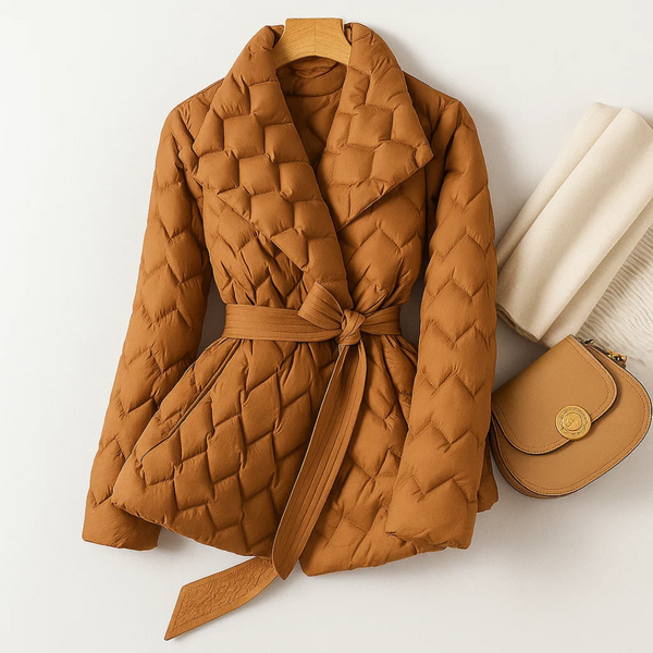 Sofia - Steppjacke mit Gürtel