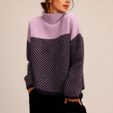 Susanne - Pullover mit Fischgrätmuster