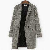 Caterinella - Mantel in Tweed-Optik