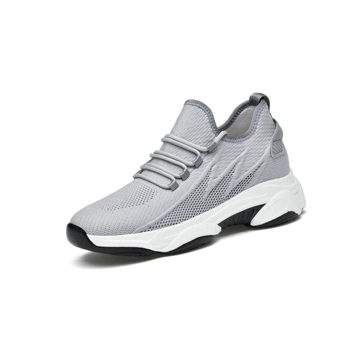 Chunky Urban-Sneaker mit Mesh-Details in Weiß