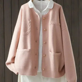 Heidrun – Strickjacke mit 3 Taschen