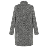 Caterinella - Mantel in Tweed-Optik