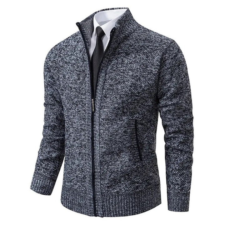 Premium Zip-Strickjacke