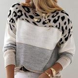 Käthe – Pullover mit Leo-Akzent