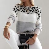 Käthe – Pullover mit Leo-Akzent