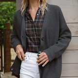 Jutta – Strickjacke in A-Linie