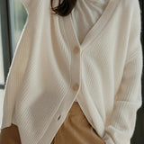 Jutta – Strickjacke in A-Linie