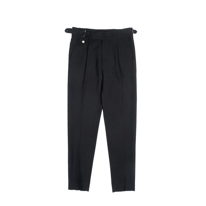 Sartoriale High-Waist Anzughose in Schwarz