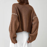 Ute – Pullover mit Ziernähten