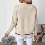 Ruth – Strickjacke im Blouson-Stil