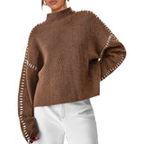 Ute – Pullover mit Ziernähten