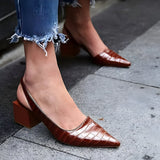 Christel – Slingpumps mit Blockabsatz