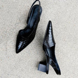 Christel – Slingpumps mit Blockabsatz