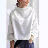 Herta – Oversize-Shirt mit Trichterkragen