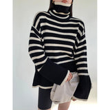 Ottilie – Bretonpullover mit Rollkragen