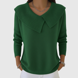 Gerda – Pullover mit Umlegekragen