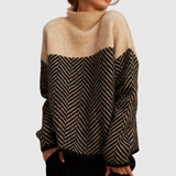 Hedda – Pullover mit Fischgrät-Muster
