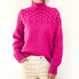 Petra – Pullover mit Zopf-Passe