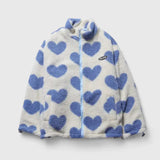 Vea – Teddyjacke mit Herz-Print