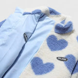 Vea – Teddyjacke mit Herz-Print