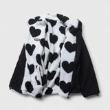 Vea – Teddyjacke mit Herz-Print