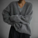 Mechthild – Flauschige Strickjacke