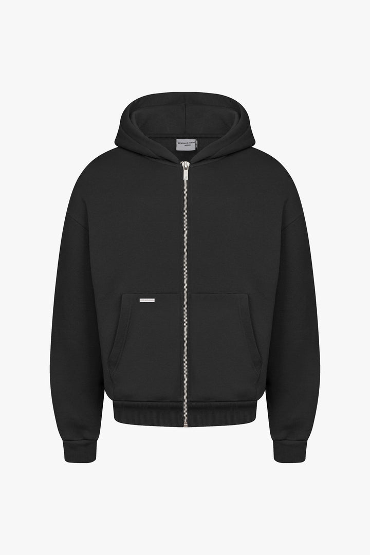 Minimalistische Sweatjacke in Schwarz