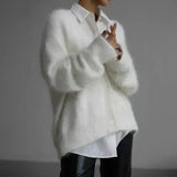 Mechthild – Flauschige Strickjacke
