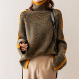 Senta – Melange-Pullover mit Rollkragen