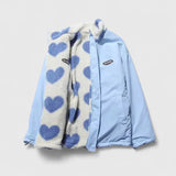 Vea – Teddyjacke mit Herz-Print