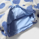 Vea – Teddyjacke mit Herz-Print