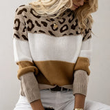 Solveig - Pullover mit Leo-Detail