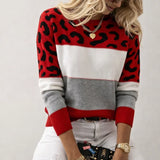 Solveig - Pullover mit Leo-Detail