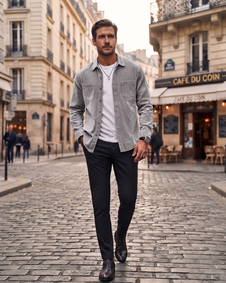 Casual Overshirt aus hochwertigem Kord