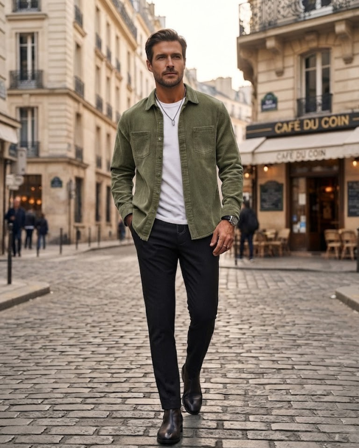 Casual Overshirt aus hochwertigem Kord