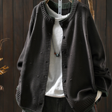 Isolde – Strickjacke mit Noppen
