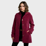 Cordia – Cordjacke mit Kapuze