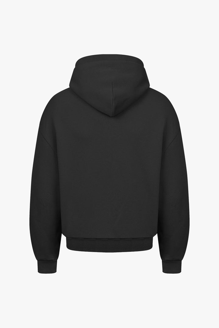 Minimalistische Sweatjacke in Schwarz