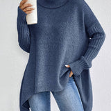 Audrey – Oversize-Rollkragenpullover