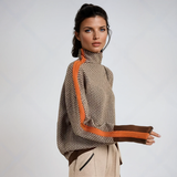 Constanze – Pullover mit Kontraststreifen