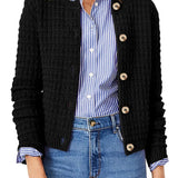 Bernadette – Strickjacke in Petrol
