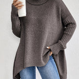 Audrey – Oversize-Rollkragenpullover