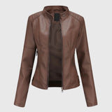 Giorgina – Bikerjacke in Leder-Optik