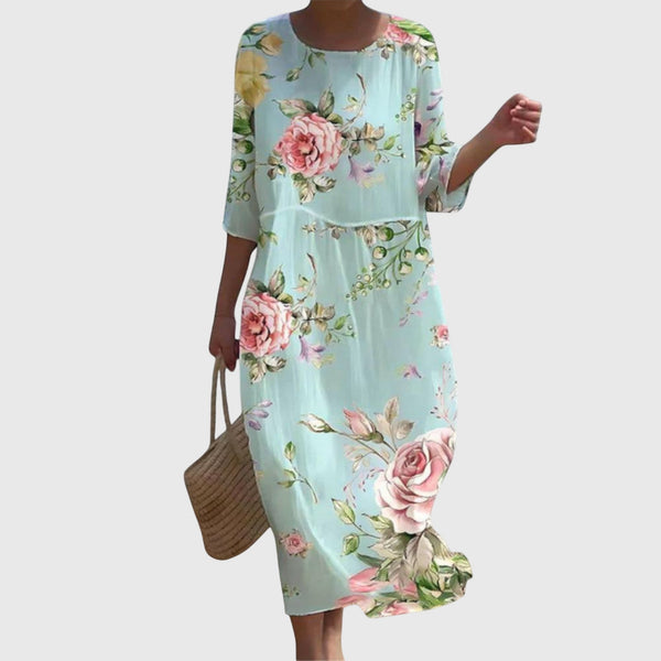 Hayley™ | Elegantes Maxi-Blumenkleid
