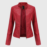 Giorgina – Bikerjacke in Leder-Optik