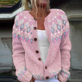 Lotte - Strickjacke im Fair-Isle-Stil