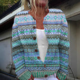 Lotte - Strickjacke im Fair-Isle-Stil